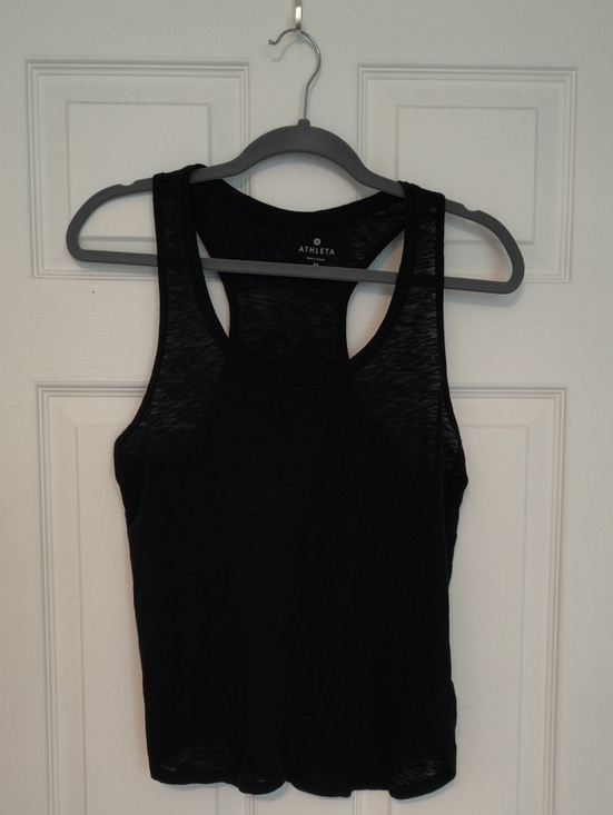 Athleta Tops - Athleta Black Racerback Performance Tank